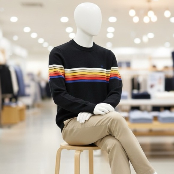 New Outerknown Nostalgic long sleeve organic cotton blend sweater men's MLXL